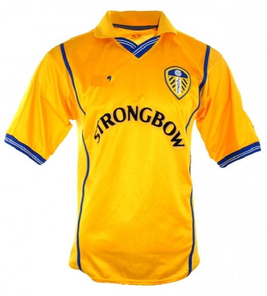 Camisa retro Leeds United 2000 2001 I jogador